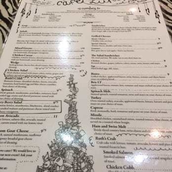 Ruth's Cafe - Part of the menu - Breakfast & Brunch Near Me - Indianapolis, Indiana Ruth's Cafe - Part of the menu - Breakfast & Brunch Near Me - Indianapolis, Indiana