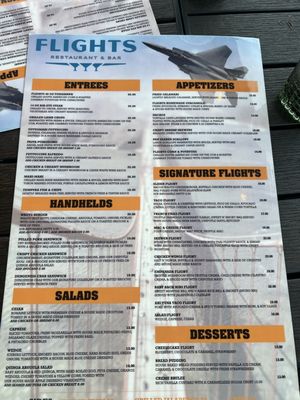 Menu photo 7 Flights Restaurant And Bar Burlingame, CA