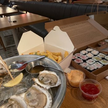 The Hugh - Oysters, sushi, truffle fries - Food Court Near Me - New York, New York The Hugh - Oysters, sushi, truffle fries - Food Court Near Me - New York, New York