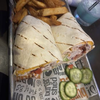 Burger Shed at Embassy Suites Olathe - Turkey Bacon Wrap - American Near Me - Olathe, Kansas Burger Shed at Embassy Suites Olathe - Turkey Bacon Wrap - American Near Me - Olathe, Kansas