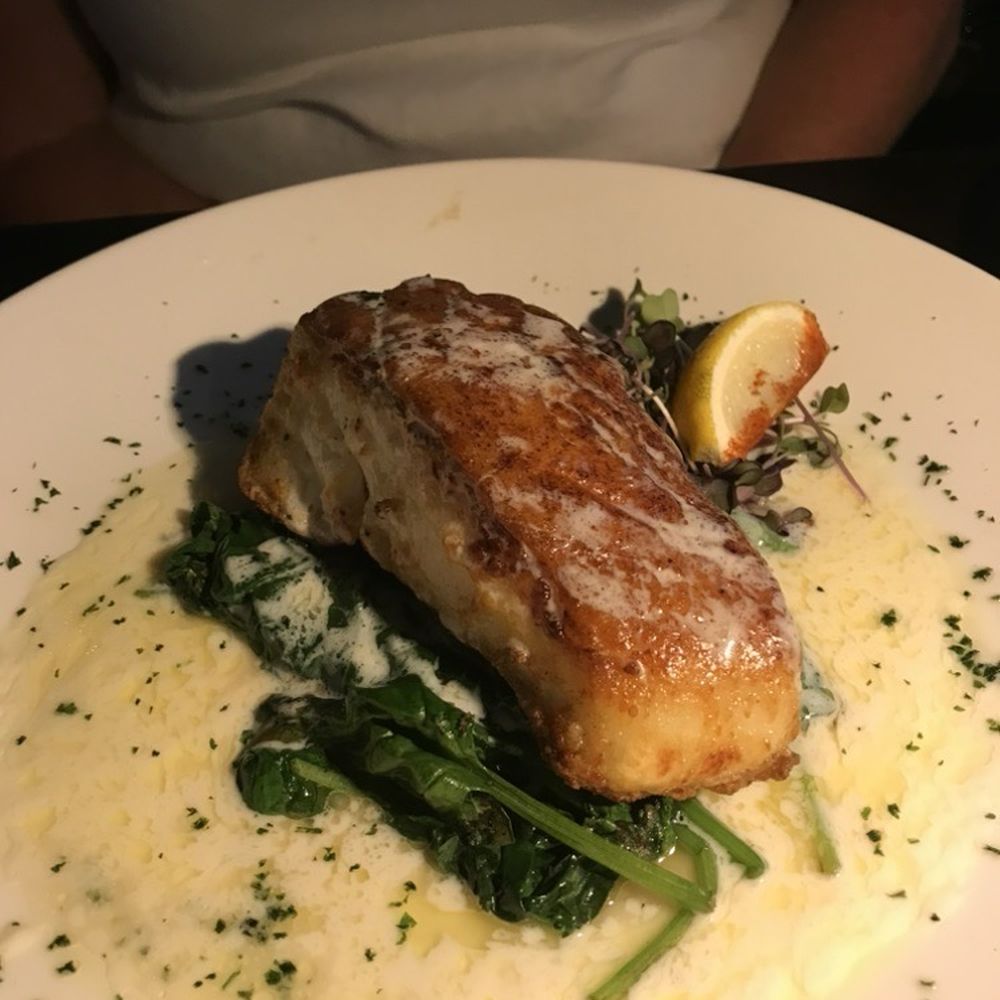 Epic Chophouse Kingsley - Sea Bass Sauté- my wife enjoyed it, said it was perfectly prepared, but could only eat a small portion - Bars Near Me - Fort Mill, South Carolina Epic Chophouse Kingsley - Sea Bass Sauté- my wife enjoyed it, said it was perfectly prepared, but could only eat a small portion - Bars Near Me - Fort Mill, South Carolina