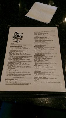 Menu photo 6 Knotty Pine Brewing Columbus, OH