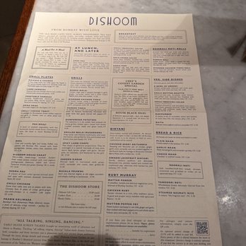Dishoom - Menu - Indian Near Me - London, XGL Dishoom - Menu - Indian Near Me - London, XGL