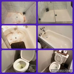 Kismet Pros - Before and After Bathroom Cleaning