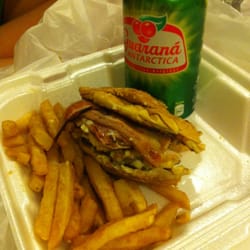 Brasil On Ferry - The best sandwich in town with the authentic Guarana Antartica!