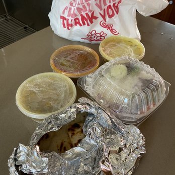 Tandoori Palace - Well packaged lamb curry to-go (lunch portion) - Indian Near Me - Encinitas, California