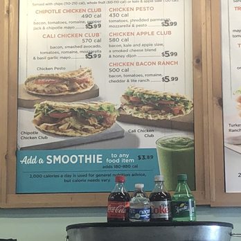 Tropical Smoothie Cafe - Part of the menu - Sandwiches Near Me - Coral Springs, Florida