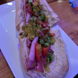Lynn's 102 Tavern - My Italian. Everything no onion or lettuce including hots against the mayo.