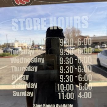Red Wing - Posted hours - Shoe Stores Near Me - Whittier, California