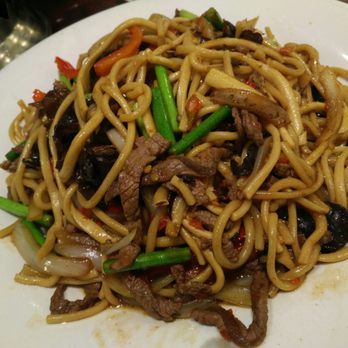 Orient Express - Fried Hand Pull Noodles with Beef.  Really enjoyed this! - Noodles Near Me - Toronto, Ontario