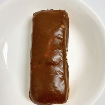 Snowflake - Chocolate Eclair ( filled with Bavarian cream) - Donuts Near Me - Houston, Texas