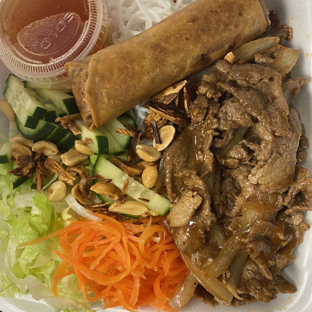 Grilled beef with Vermicelli
