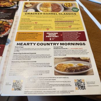 Cracker Barrel Old Country Store - Breakfast & Brunch Near Me - Williamsburg, Virginia