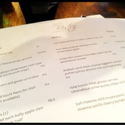 James Bistro - Simple Menu