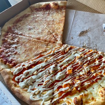 Long Island Mike's Pizza - Half Cheese / Half Buffalo - Pizza Near Me - Spring Valley, California Long Island Mike's Pizza - Half Cheese / Half Buffalo - Pizza Near Me - Spring Valley, California