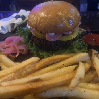 ODB's Classy Dive - Black Bean Burger - Cocktail Bars Near Me - West Allis, Wisconsin
