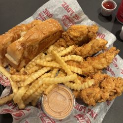Raising Cane's Chicken Fingers - The Box Combo, extra bread no coleslaw