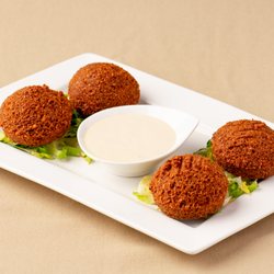Finicia Modern Lebanese Kitchen - Falafel - Crunchy and soft - prepared from scratch using chickpeas and fava