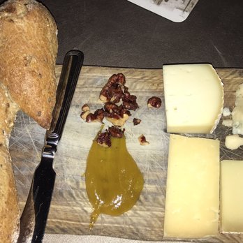 Sepia - Cheese plate 15$ amaizin ask for extra bread and accompaniments youll thank me - New American Near Me - Chicago, Illinois