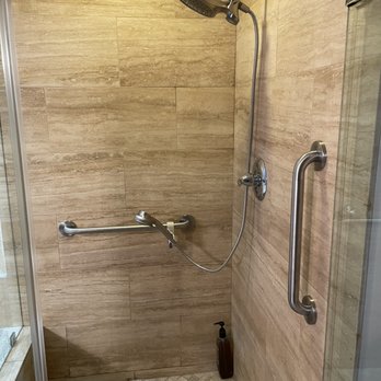 OC Grab Bars - Shower wand extension added for shower chair - Kitchen & Bath Near Me - Tustin, California OC Grab Bars - Shower wand extension added for shower chair - Kitchen & Bath Near Me - Tustin, California