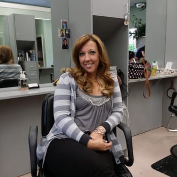 The Design Team - This is Leslie on of the many great stylists at the design team who has been here for eight years and cutting hair for twenty. - Hair Salons Near Me - Fredericksburg, Virginia