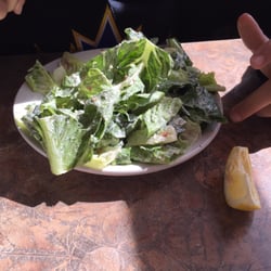 Scott's Pizza Burger - Great cesear salad!