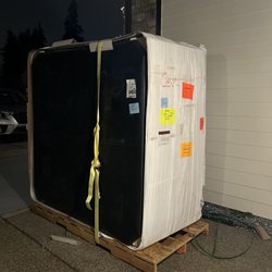 College Hunks Hauling Junk and Moving - The hot tub company just dropped it off on our driveway