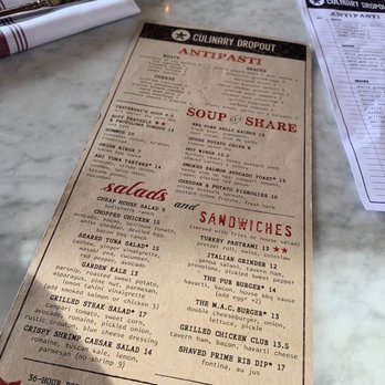 Culinary Dropout - New American Near Me - Gilbert, Arizona