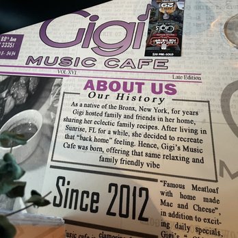 Gigi's Music Cafe - Diners Near Me - Sunrise, Florida Gigi's Music Cafe - Diners Near Me - Sunrise, Florida