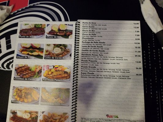 Menu photo 5 Paisa's Twin - Richmond Houston, TX