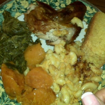 Soul Food Kitchen - BBQ Chicken, mac n cheese, candied yams and collard greens - Soul Food Near Me - Brooklyn, New York