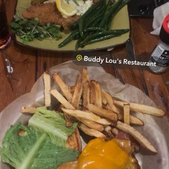 Buddy Lou's Eats Drinks & Antiques - Chicken Sandwich and Catfish? - New American Near Me - Hancock, Maryland