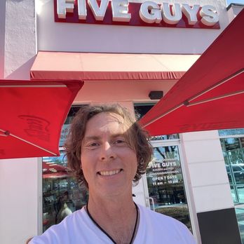 Five Guys - Outside seating for the win - Burgers Near Me - Tampa, Florida