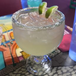 Weak margarita on the rocks