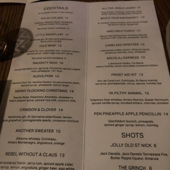 Miss Things - Creative cocktail menu - Cocktail Bars Near Me - Toronto, Ontario