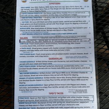 Tipsy'z Tavern & Grill - Menu - New American Near Me - High Point, North Carolina Tipsy'z Tavern & Grill - Menu - New American Near Me - High Point, North Carolina