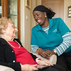 HouseWorks - HouseWorks Caregiver with Elderly woman