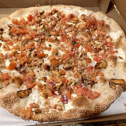 Esposito's Pizza & Pasta - Signature sesame seed crust #9 with grilled chicken, fresh mozzarella, and bruschetta