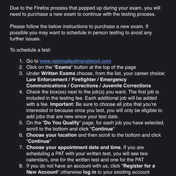 National Testing Network - Being told to purchase a new test 24 minutes prior to my exam. - Employment Agencies Near Me - Everett, Washington