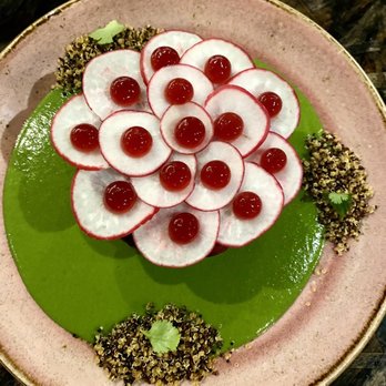 XO Restaurant - Beet Lotus, Chimichurri, Shiso, Quinoa - Asian Fusion Near Me - Honolulu, Hawaii XO Restaurant - Beet Lotus, Chimichurri, Shiso, Quinoa - Asian Fusion Near Me - Honolulu, Hawaii