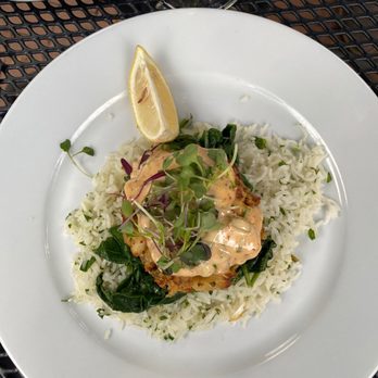 Hamiltons' At First and Main - Pan Roasted Jumbo Lump Crabcake - New American Near Me - Charlottesville, Virginia Hamiltons' At First and Main - Pan Roasted Jumbo Lump Crabcake - New American Near Me - Charlottesville, Virginia