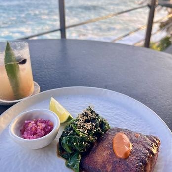 Manta - Some salmon dish. Wish I could remember what it was off the menu! - Mexican Near Me - Cabo San Lucas, BCS