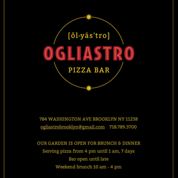 Ogliastro - Pizza Near Me - Brooklyn, New York Ogliastro - Pizza Near Me - Brooklyn, New York