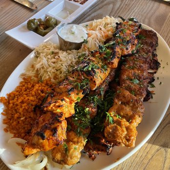 Sahara Restaurant - Chicken Combination Platter - Middle Eastern Near Me - New Brunswick, New Jersey Sahara Restaurant - Chicken Combination Platter - Middle Eastern Near Me - New Brunswick, New Jersey