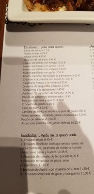 Menu photo 5 Bide Bide Donostia / San Sebastián, SS