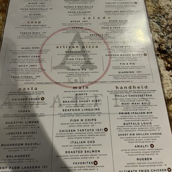 Amalfi's Kitchen & Bar - Menu - Italian Near Me - Lawrenceville, New Jersey