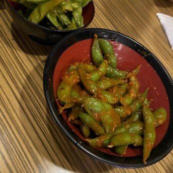 Maya Sushi - Spicy edamame - Sushi Bars Near Me - Fresno, California Maya Sushi - Spicy edamame - Sushi Bars Near Me - Fresno, California