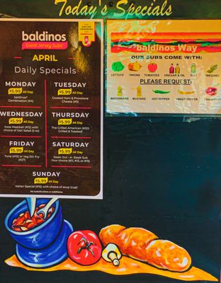 Baldinos Giant Jersey Subs by null
