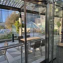This pic is taken from the inside looking out. Plenty of room outside for guests too.