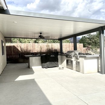 KM Patio Covers - BBQ patio - Patio Coverings Near Me
